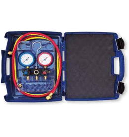 Kit de Manómetros de 2 Vias Com Glicerina (R22/R407C)