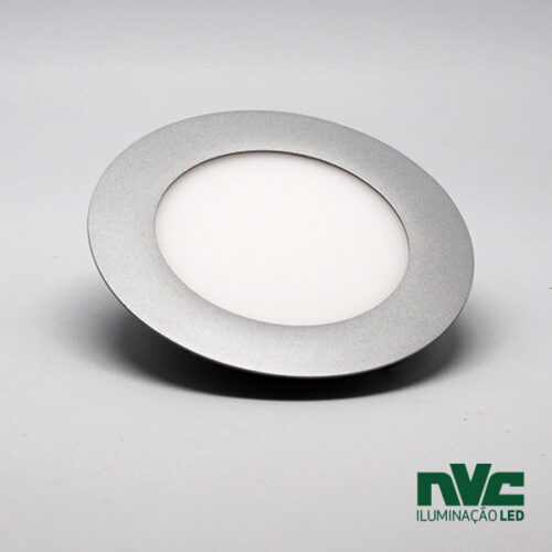Downlight NVC 201A 8W BRANCO QUENTE 400LM