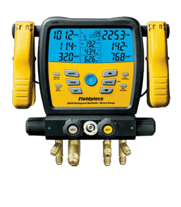Manómetro Refrigerante SMAN sem fios 4-portas Modelo SM482VINT