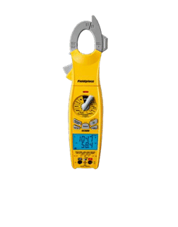 600 AC/DC Giro de Pinça Amperimétrica Duplo Visor / Potência / LPF