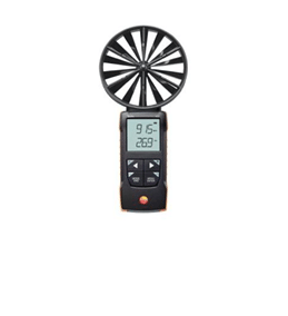 Anemómetro Testo 417 - Digital, palhetas de 100 mm e com conexão a App