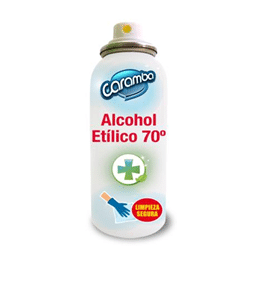 Spray Álcool Etílico 70º Caramba (100 ml.)